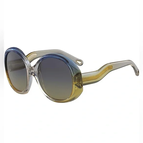 Chloé Oversized Round Silhouette Sunglasses | Model: CE732S - Picture 8 of 9